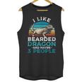 Retro Bearded Dragon Introvert For Lizard Lovers Unisex Tank Top Retro Bearded Dragon Introvert For Lizard Lovers Unisex Tank Top