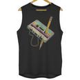 Retro Cassette And Pencil 80s 90s Nostalgia Music Lover Unisex Tank Top