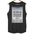 Retro Computer Dialog Box 90s Desktop Interface Nostalgia Unisex Tank Top Retro Computer Dialog Box 90s Desktop Interface Nostalgia Unisex Tank Top