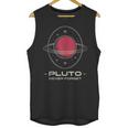 Retro Pluto Never Forget Classic Planet Pluto Nostalgia Unisex Tank Top