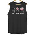 Rock Paper Scissors Hand Game Cute Paw Cat Introvert Unisex Tank Top Rock Paper Scissors Hand Game Cute Paw Cat Introvert Unisex Tank Top