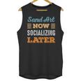 Sand Art Now Minimal Socializing Introvert Vintage Unisex Tank Top Sand Art Now Minimal Socializing Introvert Vintage Unisex Tank Top