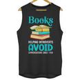 Sarcastic Books Anti Social Introvert Book Conversation Unisex Tank Top Sarcastic Books Anti Social Introvert Book Conversation Unisex Tank Top