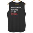 Sarcastic Introvert Attitude Quote Unisex Tank Top