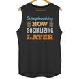 Scrapbooking Now Minimal Socializing Introvert Vintage Unisex Tank Top