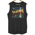 Senior 2024 Groovy Retro Class Of 2024 Graduation Senior 24 Unisex Tank Top