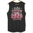 Senior 2026 Class Of 26 Coquette Pink Bow Graduation Cousin Unisex Tank Top