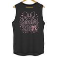 Senior 2026 Class Of 2026 Coquette Pink Bow Graduation Unisex Tank Top