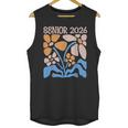 Senior 2026 Retro Groovy Flowers Graduation Unisex Tank Top