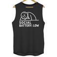 Social Battery Low Apparel Introvert Humor Unisex Tank Top