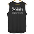 Social Interaction Introvert Humor Unisex Tank Top Social Interaction Introvert Humor Unisex Tank Top