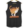SOCIALLY AWKWARD FUNNY CAT ANTISOCIAL INTROVERT WEIRD Unisex Tank Top SOCIALLY AWKWARD FUNNY CAT ANTISOCIAL INTROVERT WEIRD Unisex Tank Top