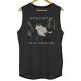 Sorry I Can’t Go I’m An Indoor Cat Introvert Meme Unisex Tank Top