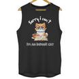 Sorry I Can't Indoor Cat Top For Introvert With Coffee Book For Men Women Kids Unisex Tank Top