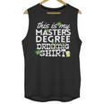 St Patricks Day Masters Degree MSW Graduation Social Work Unisex Tank Top