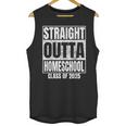 Straight Outta Homeschool Class 2025 Boys Kids Graduation Unisex Tank Top