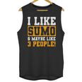 Sumo Wrestling Introvert Wrestler Sumotori Japanese Sport Unisex Tank Top