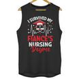 i Survived My Fiance's Nursing Degree Graduation Gifts Unisex Tank Top