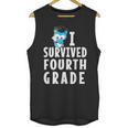 I Survived Fourth Grade Graduation Kids Owl Grad Unisex Tank Top