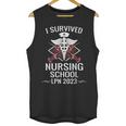 I Survived Nursing School LPN Class Of 2023 Nurse Graduation Unisex Tank Top