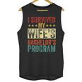 i Survived My Wife Bachelor's Degree Wife Graduation Unisex Tank Top