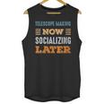 Telescope Making Now Minimal Socializing Introvert Vintage Unisex Tank Top Telescope Making Now Minimal Socializing Introvert Vintage Unisex Tank Top