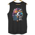 Unicorn Reading Book Reader Introvert Book Lover Humor Unisex Tank Top