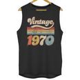Vintage 1970 Birthday Retro Style 70's Born Nostalgia Outfit Unisex Tank Top