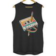 Vintage Pencil Rewind Cassette Tape Nostalgia Party 80s 90s Unisex Tank Top