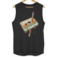 Vintage Pencil Rewind Cassette Tape Nostalgia Party 80s 90s Unisex Tank Top