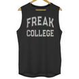 Vintage Sarcastic FREAK COLLEGE Introvert Anti Social Unisex Tank Top