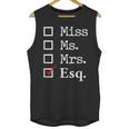 Women Lawyer Attorney Law School Graduation Lawyer Unisex Tank Top