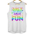 80's Girls Just Wanna Have Fun Nostalgia 1980s Style Premium Tri-Blend Unisex Tank Top 80's Girls Just Wanna Have Fun Nostalgia 1980s Style Premium Tri-Blend Unisex Tank Top
