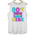 80's Vibe Retro Style Cassette Tape Nostalgia 1980s Party Premium Tri-Blend Unisex Tank Top