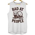 Bad At People Ferret Introvert Saying Slogan Unisex Tank Top Bad At People Ferret Introvert Saying Slogan Unisex Tank Top