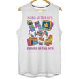 Born In The 80s Raised In The 90s Nostalgia Retro Memories Premium Tri-Blend Unisex Tank Top