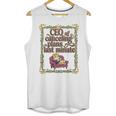 CEO Of Canceling Plans Flake Introvert Friend Premium Tri-Blend Unisex Tank Top