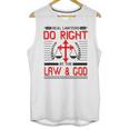 Christian Lawyer Attorney Law Student Graduation Exam Unisex Tank Top