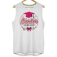 Coquette Pink Bow Senior 2026 2027 Graduation Unisex Tank Top