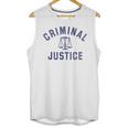 Criminal Justice Major College Graduate Graduation Unisex Tank Top