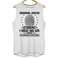 Criminal Justice School Degree Graduation Day Student Unisex Tank Top