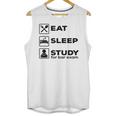 Eat Sleep Study For Bar Exam Lawyer Graduation Unisex Tank Top