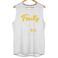 Finally Done With This BS Class Of 2025 College Graduation Premium Tri-Blend Unisex Tank Top