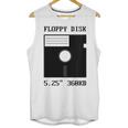 Floppy Disk Computer Nostalgia Fun PC Enthusiast History Unisex Tank Top