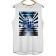 Frutiger Aero Aesthetic Tech Checkered Room Orb Sky Raglan Baseball Tee Unisex Tank Top