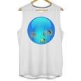 Frutiger Aero Aesthetic Tech Orb Fishes Raglan Baseball Tee Unisex Tank Top