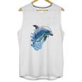 Frutiger Aero Splashy Dolphin Y2k Aesthetic Graphic Premium Unisex Tank Top