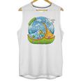 Frutiger Aero Y2K Fashion Trends Statement Piece Tech Orange Premium Unisex Tank Top