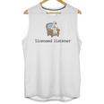 Goose Licensed Listener Psychology School Graduation Unisex Tank Top