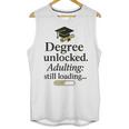 Graduation 2025 Degree Unlocked Adulting Still Loading Unisex Tank Top